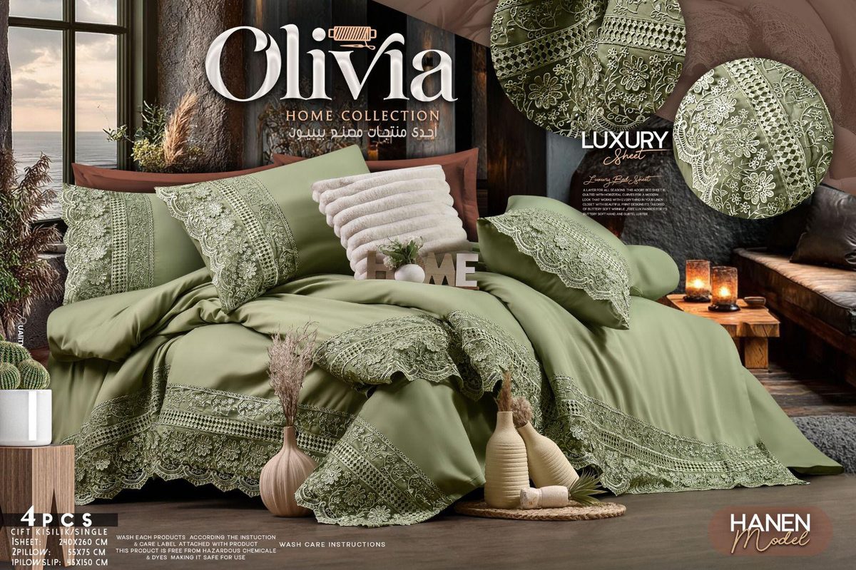 Olivia Luxury Bedding Set – Hanen Model