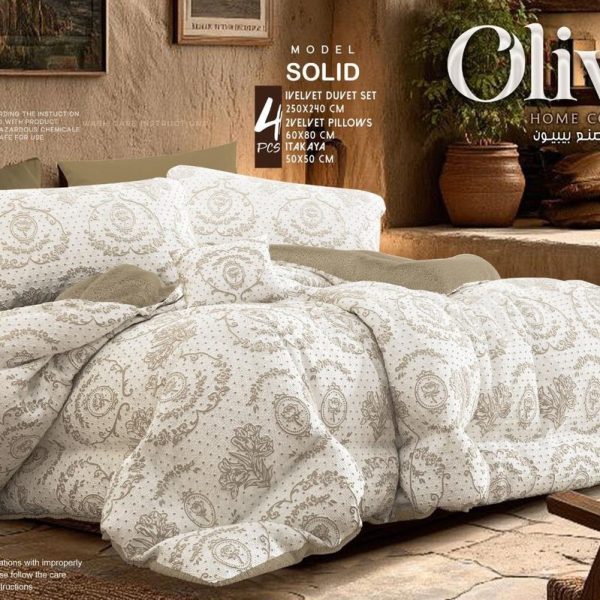 Royal Rose Velvet Bedding Set