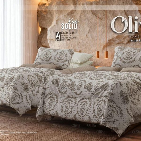 Olivia Kids Velvet Bedding Set