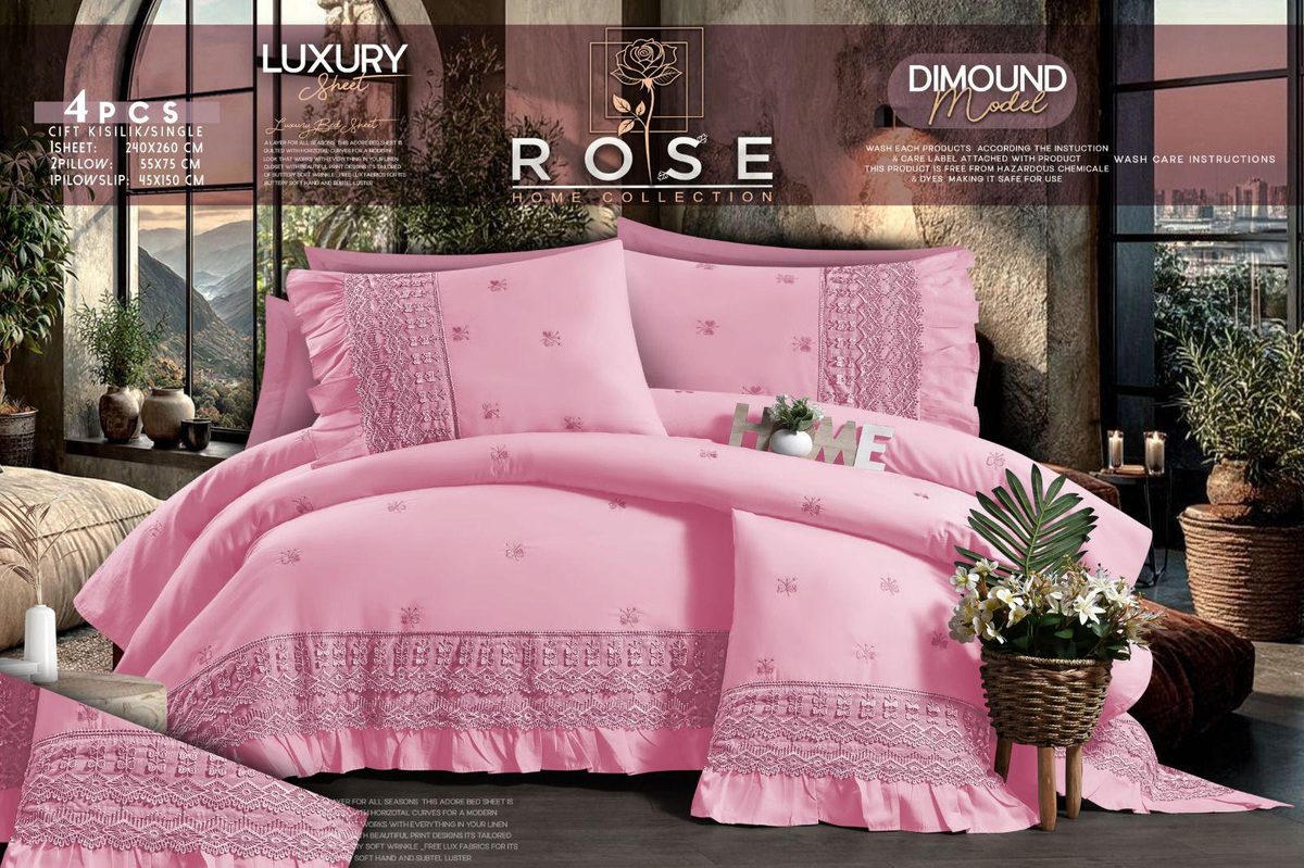 Rose Luxury Bedding Set – Diamond Model