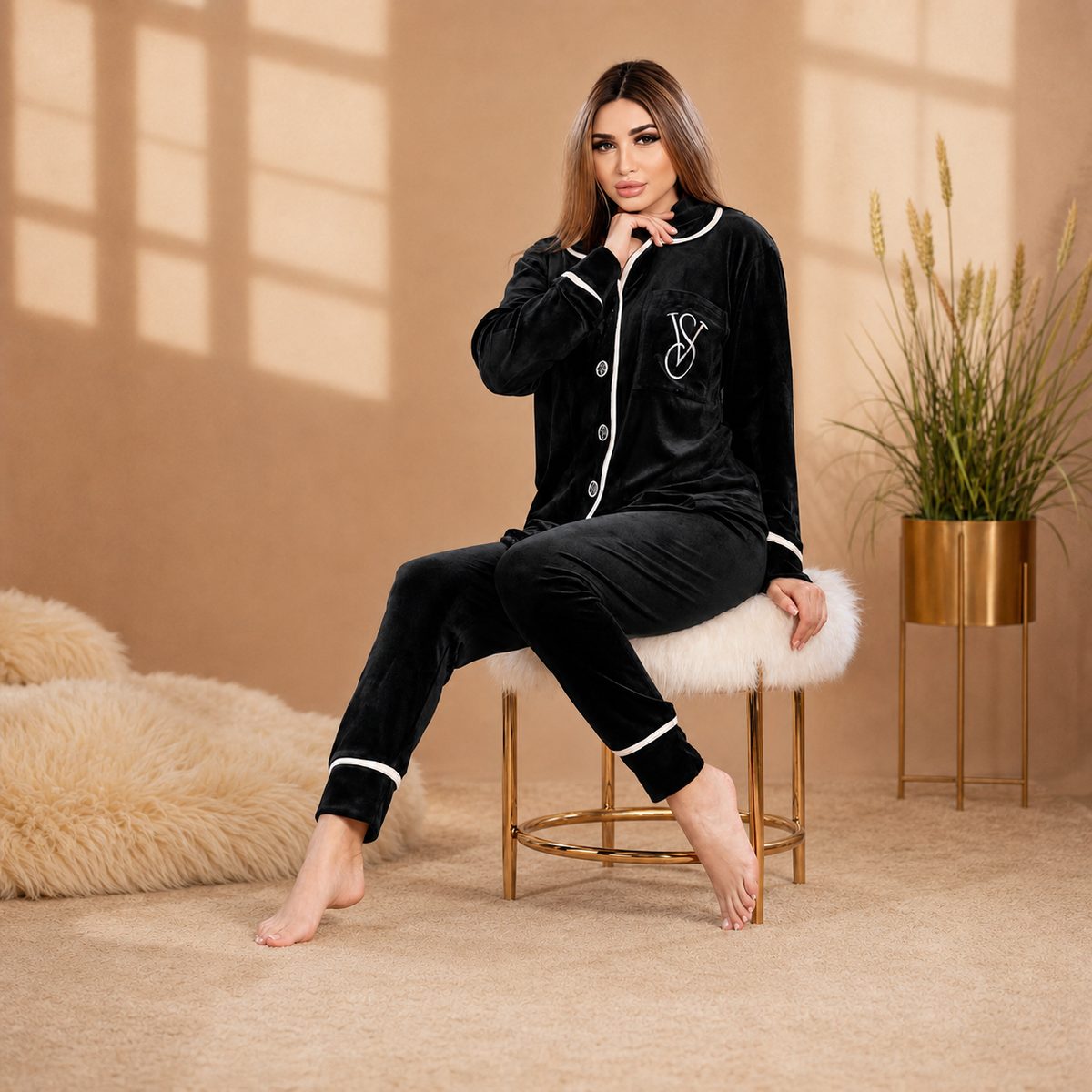 Heidi Classic Velvet Set