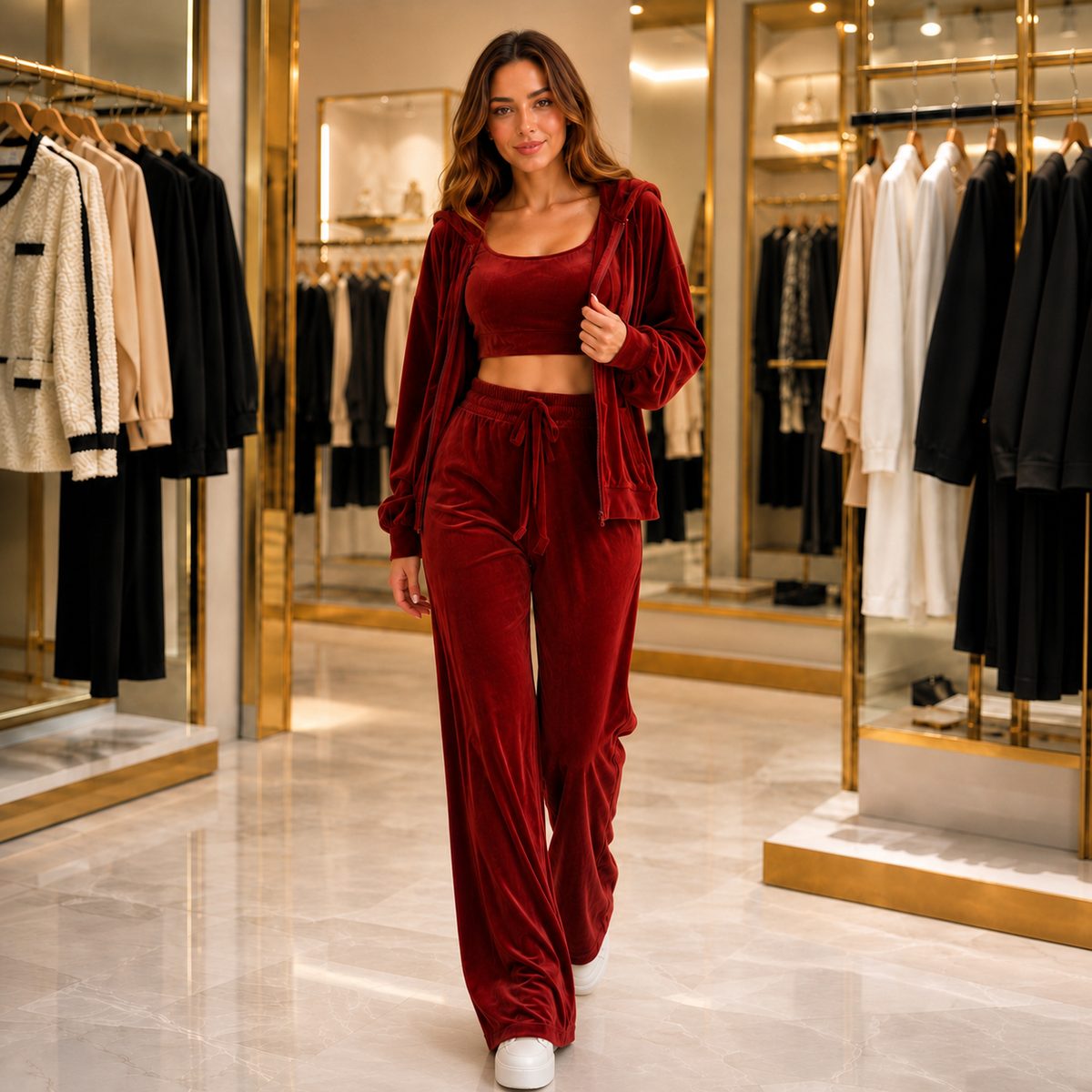 Heidi Luxe Velvet Set
